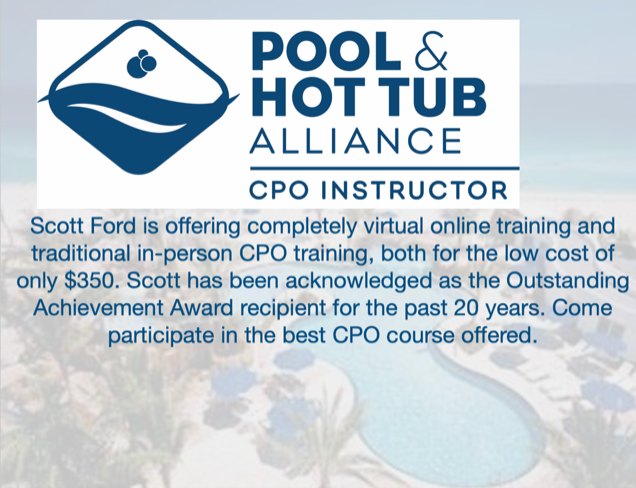 Florida Pool Certification Course Certified Pool and Spa Operator